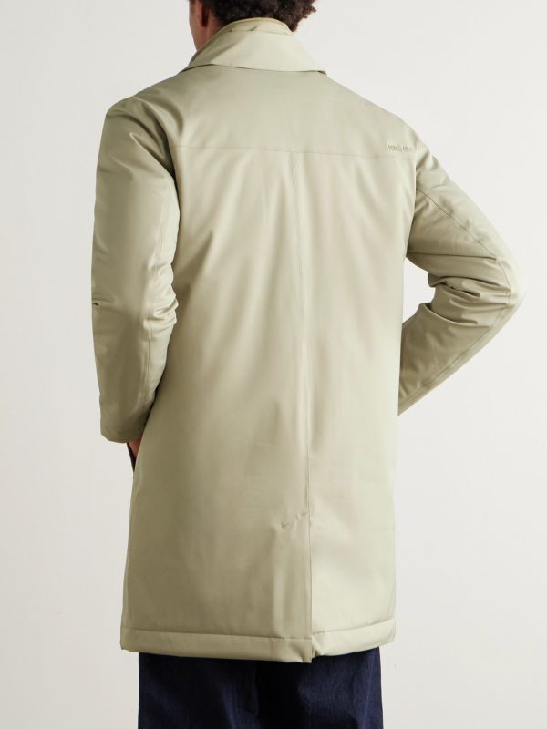 Blake 8240 Coated-Twill Trench Coat - BK