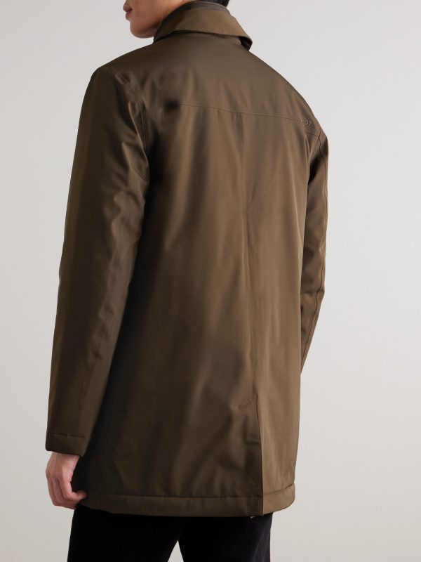 Blake 8240 Coated-Twill Trench Coat - BK Blake 8240 Coated-Twill Trench Coat - BK