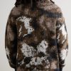 Merton Camouflage Intarsia-Knit Cardigan - BK Merton Camouflage Intarsia-Knit Cardigan - BK