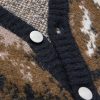 Merton Camouflage Intarsia-Knit Cardigan - CU Merton Camouflage Intarsia-Knit Cardigan - CU