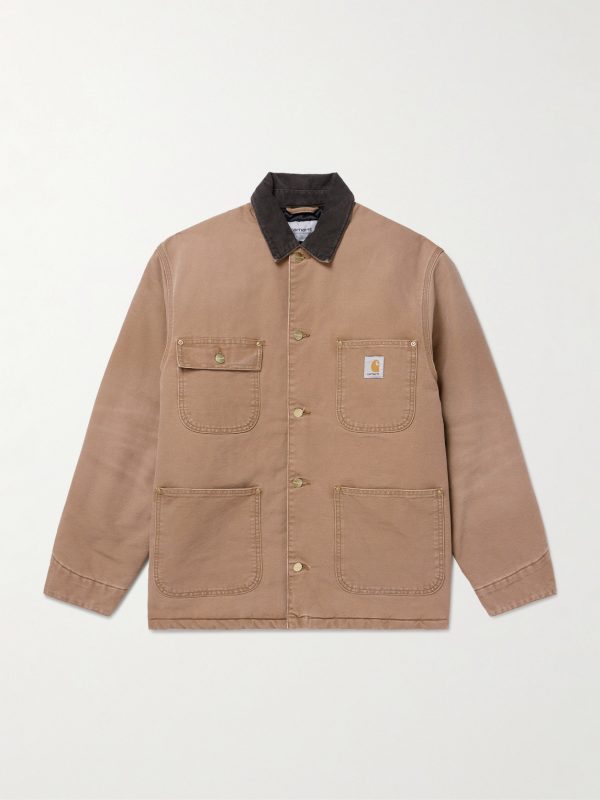OG Corduroy-Trimmed Cotton-Canvas Chore Jacket OG Corduroy-Trimmed Cotton-Canvas Chore Jacket