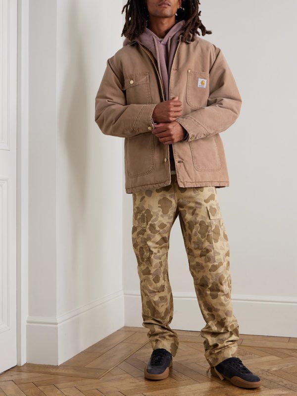 OG Corduroy-Trimmed Cotton-Canvas Chore Jacket - OU OG Corduroy-Trimmed Cotton-Canvas Chore Jacket - OU