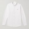 Colby 5910 Button-Down Collar Logo-Embroidered Organic Cotton Shirt Colby 5910 Button-Down Collar Logo-Embroidered Organic Cotton Shirt