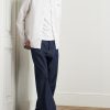 Colby 5910 Button-Down Collar Logo-Embroidered Organic Cotton Shirt - OU Colby 5910 Button-Down Collar Logo-Embroidered Organic Cotton Shirt - OU