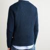 Kevin 6600 Ribbed Organic Cotton Sweater - BK
