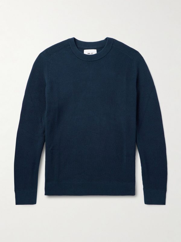 Kevin 6600 Ribbed Organic Cotton Sweater