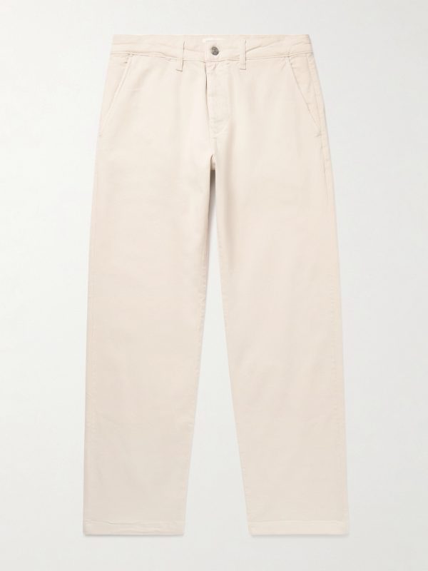 Aden 1923 Straight-Leg Organic Cotton-Blend Twill Chinos Aden 1923 Straight-Leg Organic Cotton-Blend Twill Chinos
