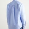 Colby 5910 Button-Down Collar Logo-Embroidered Organic Cotton Shirt - BK Colby 5910 Button-Down Collar Logo-Embroidered Organic Cotton Shirt - BK