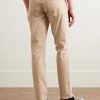 Tony 1923 Slim-Fit Garment-Dyed Organic Cotton-Blend Twill Trousers - BK
