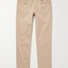 Tony 1923 Slim-Fit Garment-Dyed Organic Cotton-Blend Twill Trousers