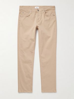 Tony 1923 Slim-Fit Garment-Dyed Organic Cotton-Blend Twill Trousers Tony 1923 Slim-Fit Garment-Dyed Organic Cotton-Blend Twill Trousers