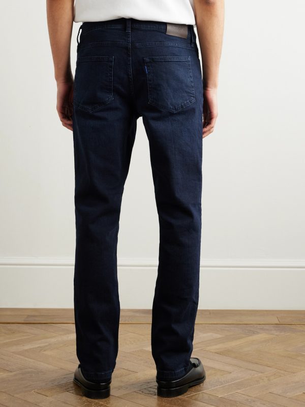 Tony 1869 Slim-Fit Straight-Leg Organic Jeans - BK Tony 1869 Slim-Fit Straight-Leg Organic Jeans - BK