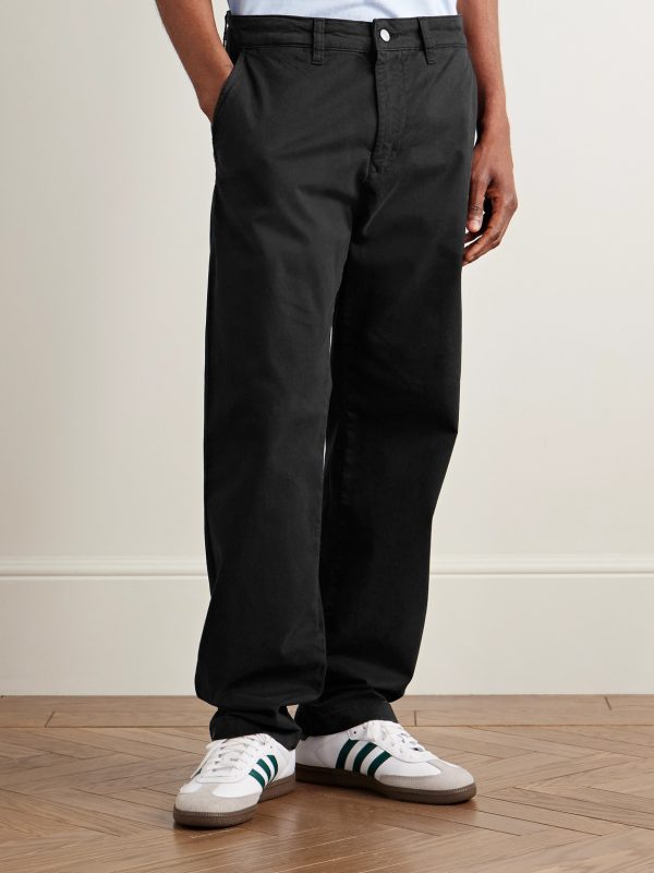 Aden 1923 Straight-Leg Organic Cotton-Blend Twill Chinos - FR