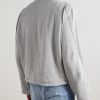 Utility Heavyweight Structured-Fleece Cotton-Jersey Zip-Up Jacket - BK