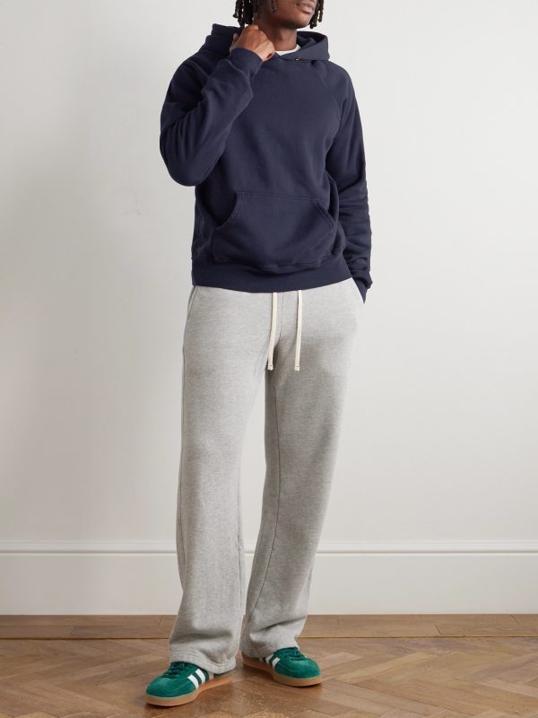 French Terry Cotton-Jersey Raglan Hoodie - OU French Terry Cotton-Jersey Raglan Hoodie - OU