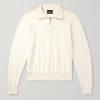 Yacht Heavyweight Structured-Fleece Cotton-Jersey Half-Zip Sweatshirt Yacht Heavyweight Structured-Fleece Cotton-Jersey Half-Zip Sweatshirt