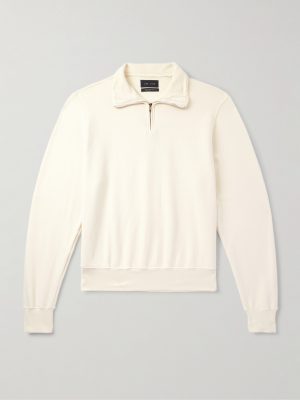 Yacht Heavyweight Structured-Fleece Cotton-Jersey Half-Zip Sweatshirt Yacht Heavyweight Structured-Fleece Cotton-Jersey Half-Zip Sweatshirt