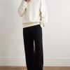 Yacht Heavyweight Structured-Fleece Cotton-Jersey Half-Zip Sweatshirt - OU Yacht Heavyweight Structured-Fleece Cotton-Jersey Half-Zip Sweatshirt - OU