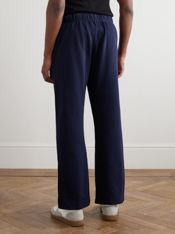 Heavyweight Structured-Fleece Cotton-Jersey Sweatpants - BK Heavyweight Structured-Fleece Cotton-Jersey Sweatpants - BK
