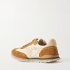 FKT Runner Suede-Trimmed Quilted Canvas Sneakers - BK FKT Runner Suede-Trimmed Quilted Canvas Sneakers - BK