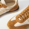 FKT Runner Suede-Trimmed Quilted Canvas Sneakers - CU FKT Runner Suede-Trimmed Quilted Canvas Sneakers - CU