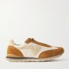 FKT Runner Suede-Trimmed Quilted Canvas Sneakers FKT Runner Suede-Trimmed Quilted Canvas Sneakers