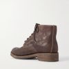 Virgil Distressed Leather Lace-Up Boots - BK Virgil Distressed Leather Lace-Up Boots - BK