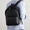 Full-Grain Leather Backpack - OU Full-Grain Leather Backpack - OU