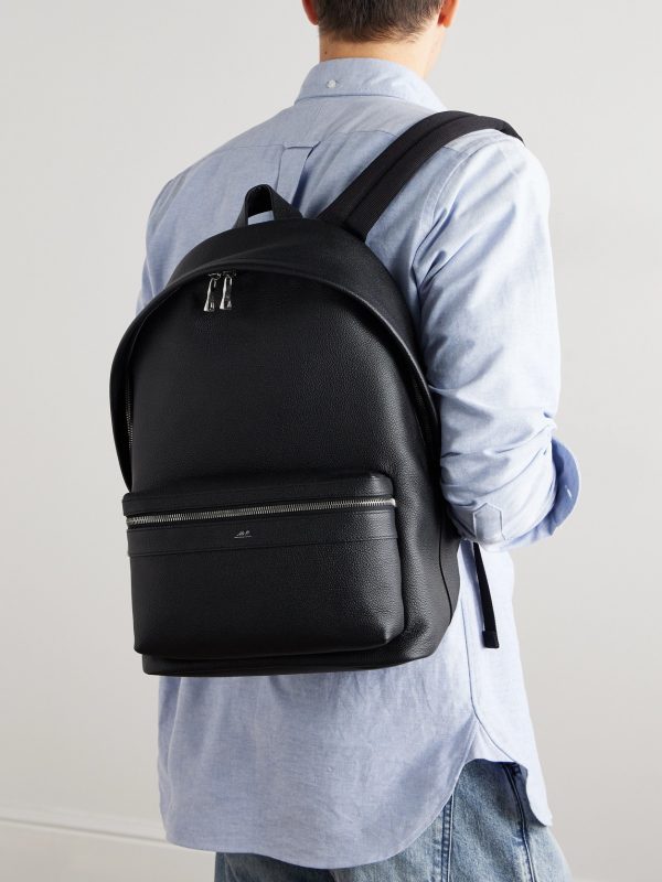 Full-Grain Leather Backpack - OU Full-Grain Leather Backpack - OU