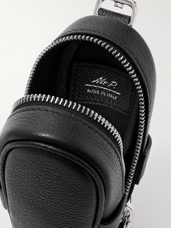 Full-Grain Leather Golf Ball and Tee Holder - E1