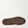 Gazelle Indoor Suede-Trimmed Leather Sneakers - E1