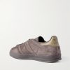 Gazelle Indoor Suede-Trimmed Leather Sneakers - BK Gazelle Indoor Suede-Trimmed Leather Sneakers - BK