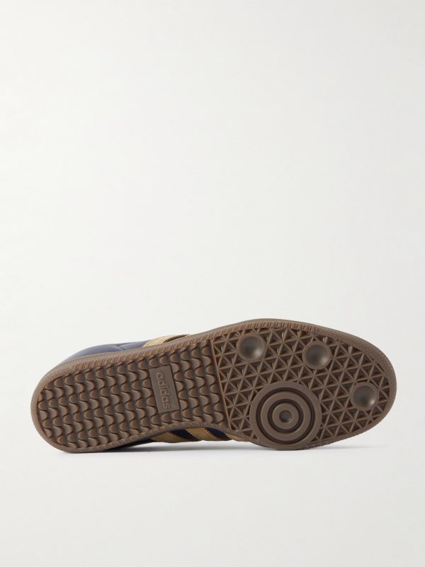 Samba OG Suede-Trimmed Leather Sneakers - E1 Samba OG Suede-Trimmed Leather Sneakers - E1