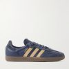 Samba OG Suede-Trimmed Leather Sneakers Samba OG Suede-Trimmed Leather Sneakers