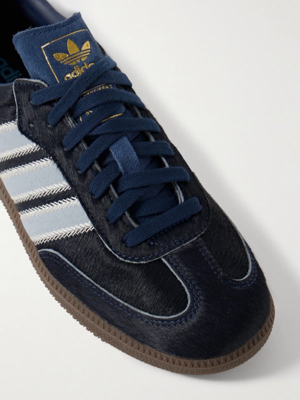 Samba OG Suede-Trimmed Pony Hair Sneakers - CU Samba OG Suede-Trimmed Pony Hair Sneakers - CU