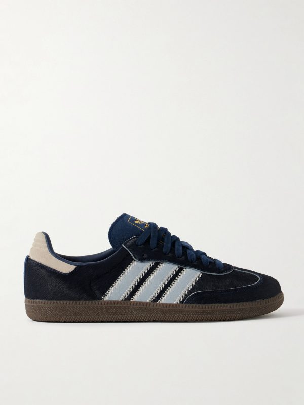 Samba OG Suede-Trimmed Pony Hair Sneakers Samba OG Suede-Trimmed Pony Hair Sneakers