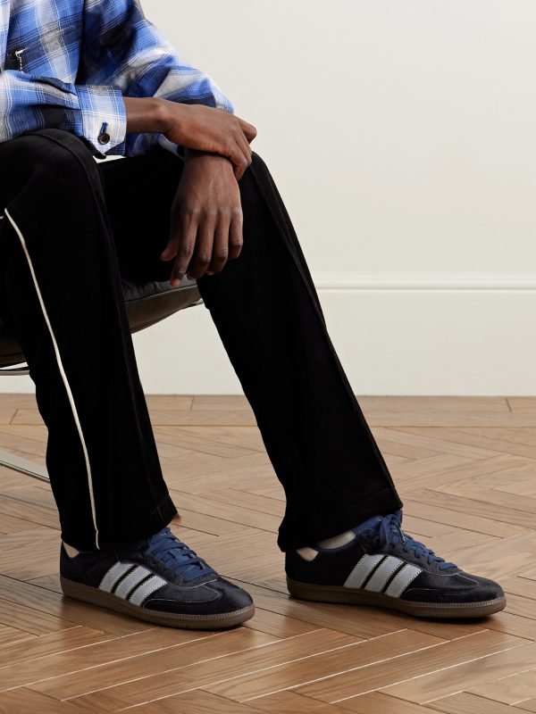 Samba OG Suede-Trimmed Pony Hair Sneakers - OU Samba OG Suede-Trimmed Pony Hair Sneakers - OU