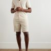 Camp-Collar Cotton Shirt - OU