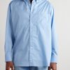 Oversized Button-Down Collar Cotton Shirt - FR Oversized Button-Down Collar Cotton Shirt - FR