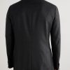 Soffio Slim-Fit Double-Breasted Checked Wool Blazer - BK Soffio Slim-Fit Double-Breasted Checked Wool Blazer - BK