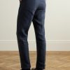 Straight-Leg Linen Suit Trousers - BK Straight-Leg Linen Suit Trousers - BK