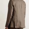 Posillipo Unstructured Linen Suit Jacket - BK Posillipo Unstructured Linen Suit Jacket - BK