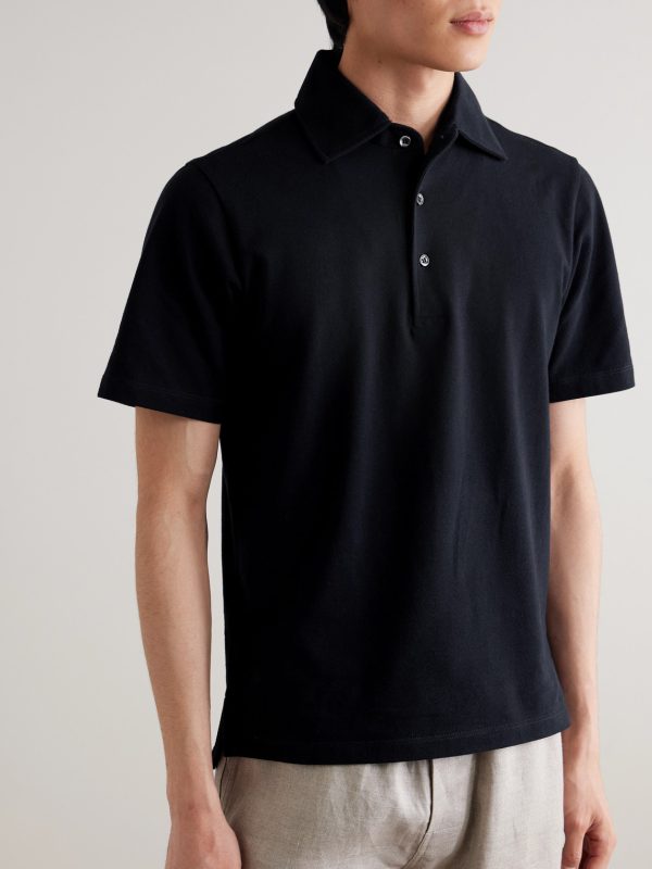 Cotton-Piqué Polo Shirt - FR