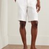 Straight-Leg Garment-Dyed Linen Shorts - FR Straight-Leg Garment-Dyed Linen Shorts - FR