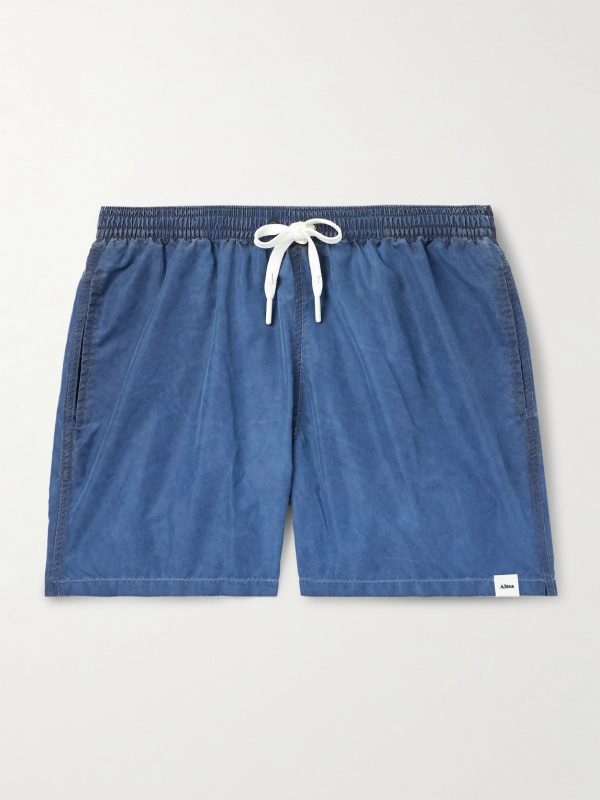 Straight-Leg Mid-Length Swim Shorts Straight-Leg Mid-Length Swim Shorts