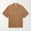 Bart Slim-Fit Convertible-Collar Linen Shirt Bart Slim-Fit Convertible-Collar Linen Shirt