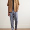 Bart Slim-Fit Convertible-Collar Linen Shirt - OU Bart Slim-Fit Convertible-Collar Linen Shirt - OU