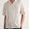 Bart Slim-Fit Convertible-Collar Floral-Print Cotton-Voile Shirt - FR