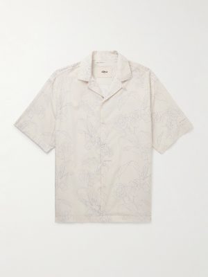 Bart Slim-Fit Convertible-Collar Floral-Print Cotton-Voile Shirt Bart Slim-Fit Convertible-Collar Floral-Print Cotton-Voile Shirt