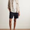 Bart Slim-Fit Convertible-Collar Floral-Print Cotton-Voile Shirt - OU